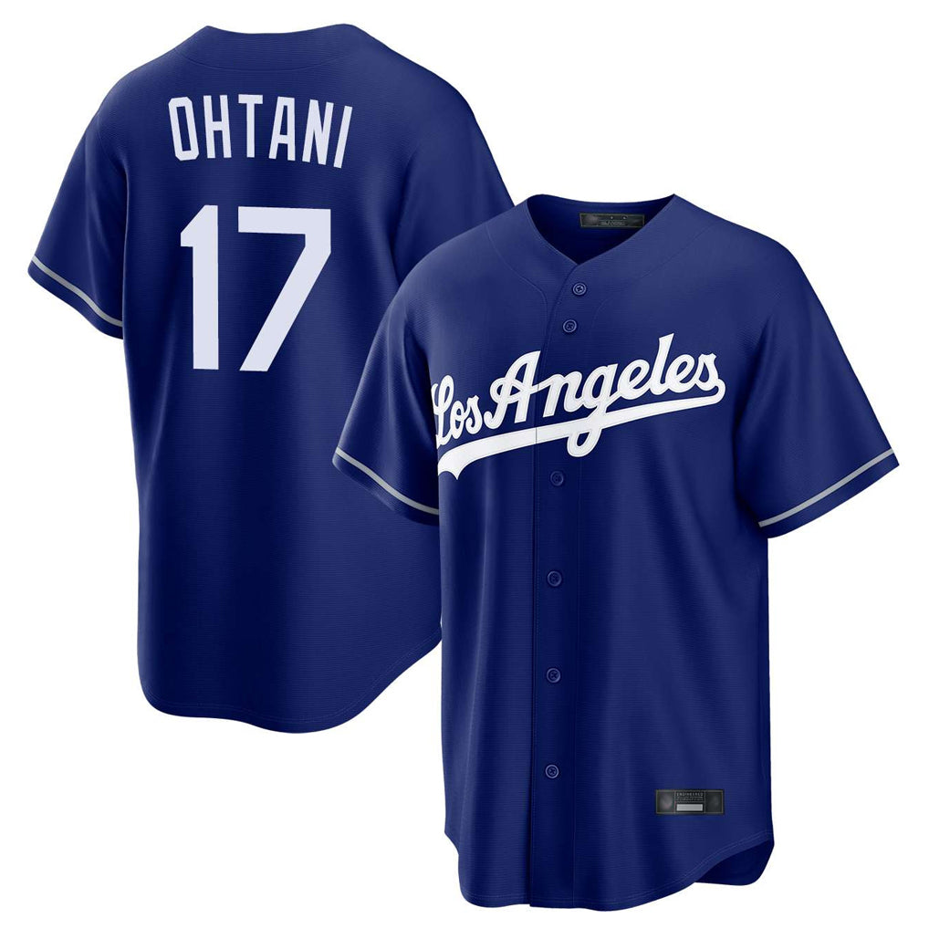LA.Dodgers #17 Shohei Ohtani Player Royal Game Fdoa Stitched Jerseys
