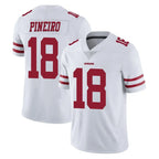 SF.49ers #18 Eddy Pineiro Player White Limited Vapor Untouchable Home Game Gdoa Stitched Jerseys
