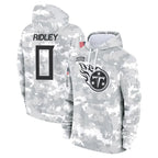 T.Titans #0 Calvin Ridley Player Camo Arctic Salute to Service Pullover Hoodies Home Game Gdoa Stitched Jerseys