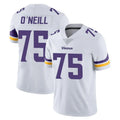 M.Vikings #75 Brian O'Neill Player White Limited Vapor Untouchable Home Game Gdoa Stitched Jerseys