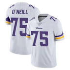 M.Vikings #75 Brian O'Neill Player White Limited Vapor Untouchable Home Game Gdoa Stitched Jerseys