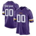 Custom M.Vikings Purple Home Game Any Name & Numbers Gdoa Stitched Jerseys