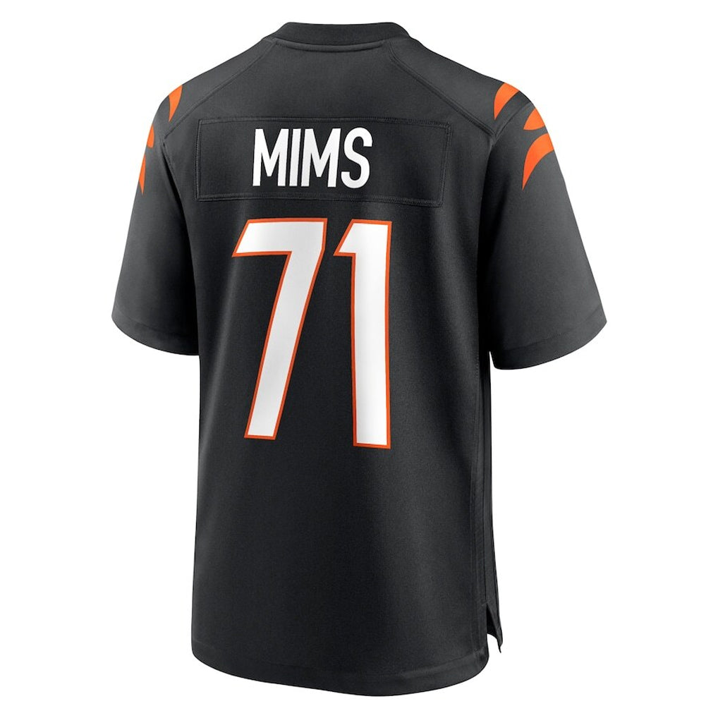 C.Bengals #71 Amarius Mims Player Black Home Game Gdoa Stitched Jerseys