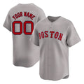 Custom B.Red Sox Gray Limited Home Game Any Name & Number Gdoa Stitched Jerseys