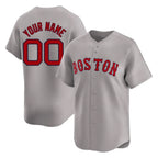 Custom B.Red Sox Gray Limited Home Game Any Name & Number Gdoa Stitched Jerseys