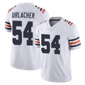 C.Bears #54 Brian Urlacher Player White Classic Vapor Limited Home Game Gdoa Stitched Jerseys