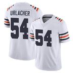 C.Bears #54 Brian Urlacher Player White Classic Vapor Limited Home Game Gdoa Stitched Jerseys