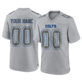 Custom IN.Colts Gray Atmosphere Fashion Home Game Any Name & Numbers Gdoa Stitched Jerseys