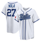 P.Phillies #27 Aaron Nola Player White 2026 World Classic Limited Fdoa Stitched Jerseys