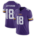 M.Vikings #18 Justin Jefferson Player Purple Limited Vapor Untouchable Home Game Gdoa Stitched Jerseys