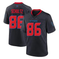H.Texans #86 Dalton Schultz Player Navy 2nd Alternate Home Game Gdoa Stitched Jerseys