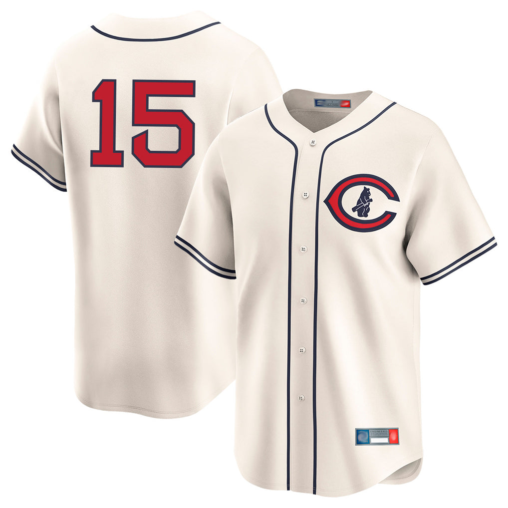 C.Cubs #15 Carson Kelly Player Cream Field of Dreams Limited Home Game Gdoa Stitched Jerseys