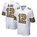 NO.Saints #12 Chris Olave Player White Alternate Home Game Gdoa Stitched Jerseys