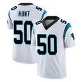 C.Panthers #50 Robert Hunt Player White Vapor Untouchable Limited Game Gdoa Stitched Jerseys