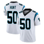 C.Panthers #50 Robert Hunt Player White Vapor Untouchable Limited Game Gdoa Stitched Jerseys