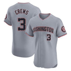 W.Nationals #3 Dylan Crews Player Gray City Connect Elite Alternate Fdoa Stitched Jerseys