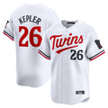 M.Twins #26 Max Kepler Player White Home Limited Fdoa Stitched Jerseys