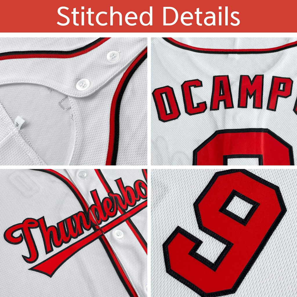 Custom Light Blue Navy-White Stripe Fashion Raglan Sleeves Authentic Two-Button Softball Jersey