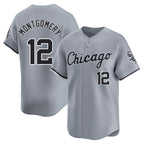 C.White Sox #12 Colson Montgomery Player Gray Road Limited Home Gdoa Stitched Jerseys