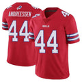 B.Bills #44 Joe Andreessen Player Red Vapor Untouchable Limited Gdoa Stitched Jerseys