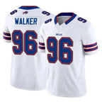 B.Bills #96 Deone Walker Player White Vapor F.U.S.E. Jersey Limited Home Game Gdoa Stitched Jerseys