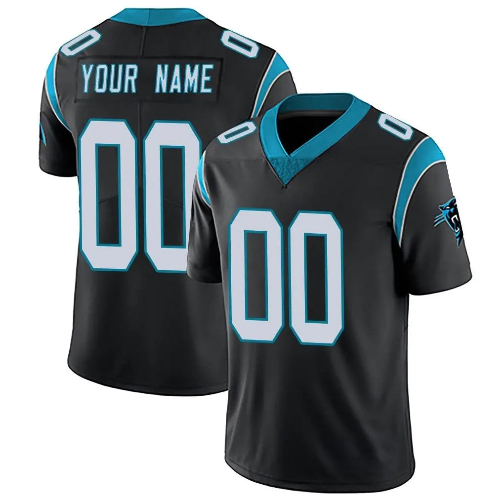 Custom C.Panthers Black Vapor Untouchable Limited Game Any Name & Numbers Gdoa Stitched Jerseys