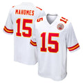 KC.Chiefs #15 Patrick Mahomes Player White Home Game Gdoa Stitched Jerseys