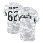 C.Bears #62 Joe Thuney Player Arctic Camo Salute to Service Performance T-Shirt Limited Gdoa Stitched Jerseys