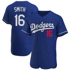 LA.Dodgers #16 Will Smith Player Royal Limited Elite Home Fdoa Stitched Jerseys