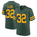 GB.Packers #32 MarShawn Lloyd Player Green Alternate Home Game Gdoa Stitched Jerseys