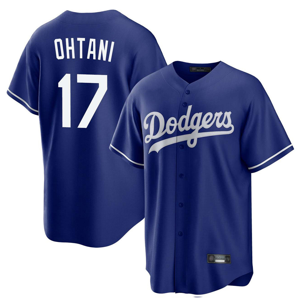 LA.Dodgers #17 Shohei Ohtani Player Royal Home Game Fdoa Stitched Jerseys