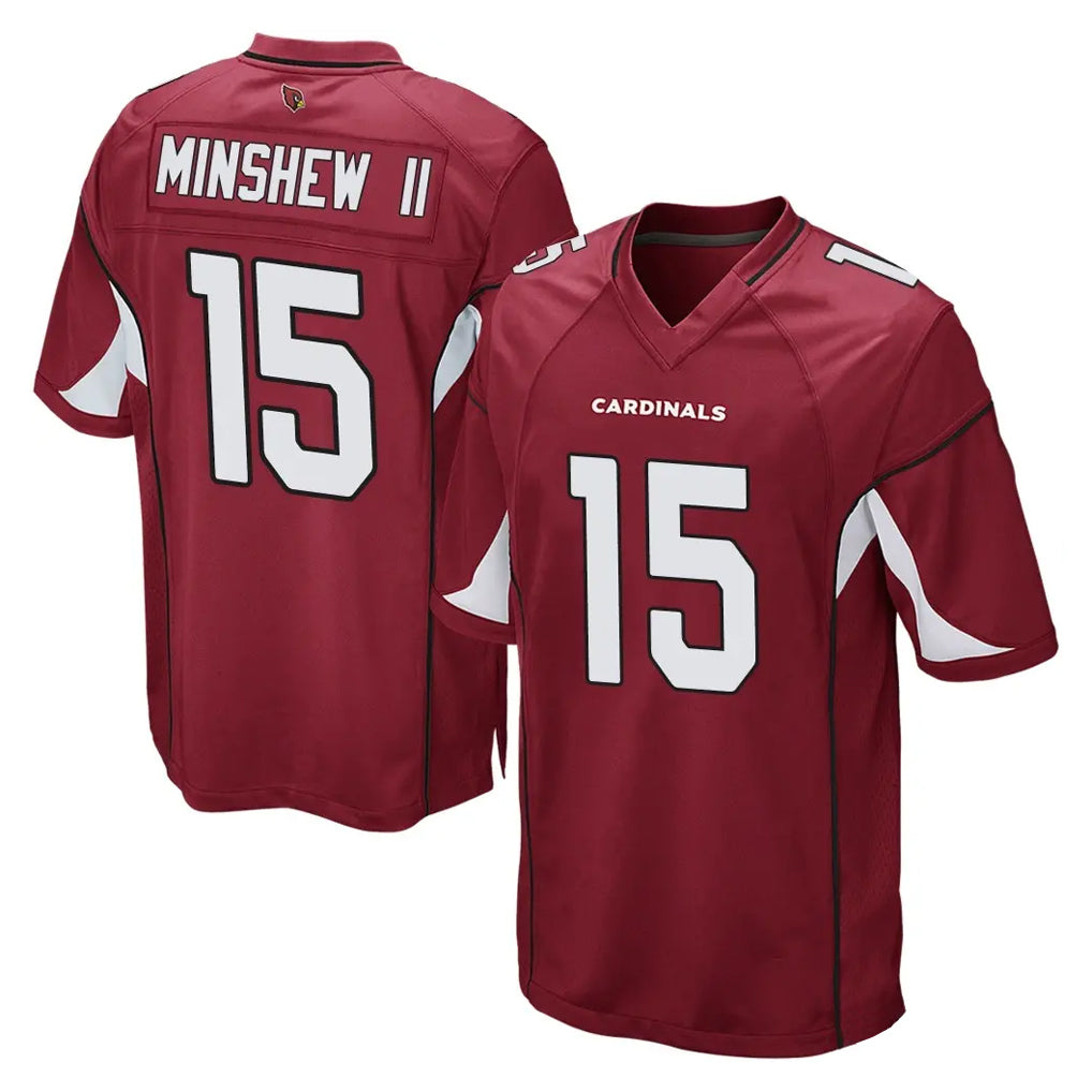 A.Cardinals #15 Gardner Minshew II Player Cardinal Home Game Gdoa Stitched Jerseys