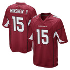 A.Cardinals #15 Gardner Minshew II Player Cardinal Home Game Gdoa Stitched Jerseys