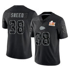 KC.Chiefs #38 L'Jarius Sneed Player Black Limited Reflective Game Stitched Jerseys