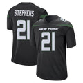 NY.Jets #21 Brandon Stephens Player Stealth Black Home Game Gdoa Stitched Jerseys