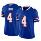 B.Bills #4 James Cook III Player Royal Vapor F.U.S.E. Limited Home Game Gdoa Stitched Jerseys