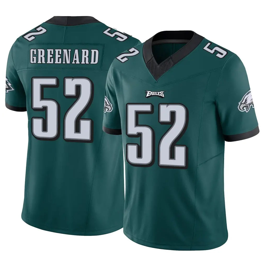 P.Eagles #52 Jonathan Greenard Player Team Color Green Limited Vapor F.U.S.E. Home Game Gdoa Stitched Jerseys