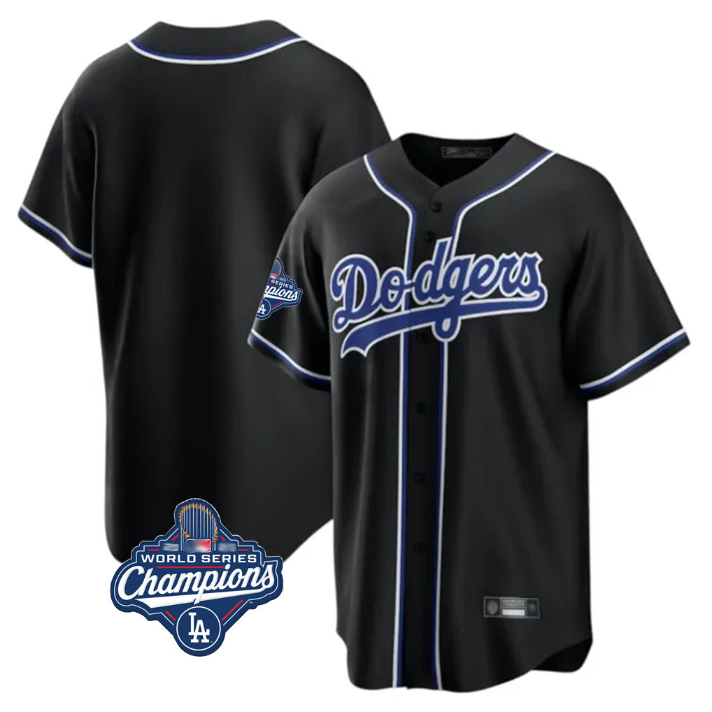LA.Dodgers ## Dodgers Blank Player Black Carbon Limited Home World Series Meet Fdoa Stitched Jerseys