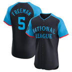 LA.Dodgers #5 Freddie Freeman Player Black National League All-Star Limited Elite Home Fdoa Stitched Jerseys