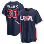 P.Pirates #30 Paul Skenes Player Navy USA 2026 World Classic Home Limited Fdoa Stitched Jerseys