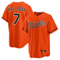 B.Orioles #7 Jackson Holliday Player Orange Home Game Gdoa Stitched Jerseys