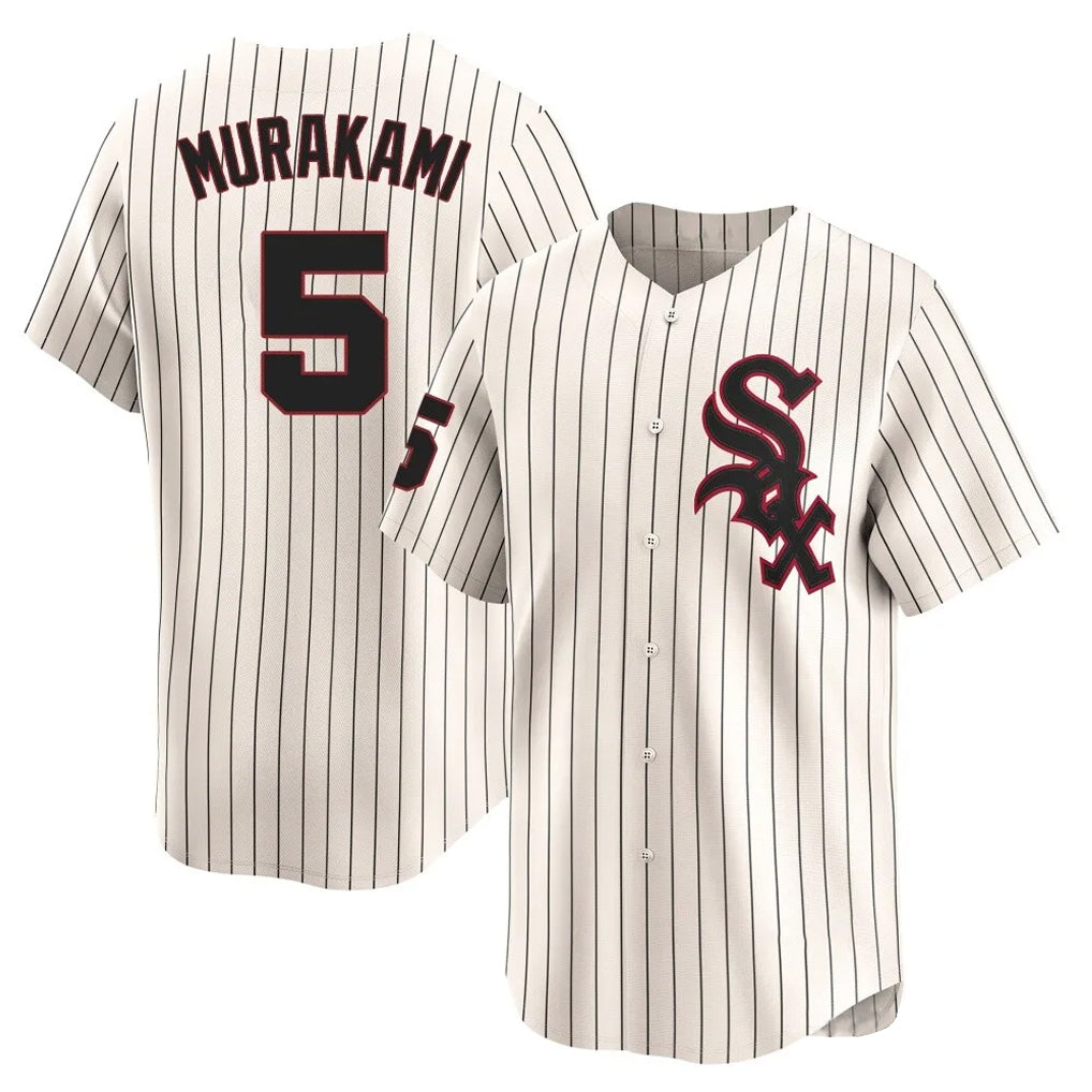 C.White Sox #5 Munetaka Murakami Player Cream Cooperstown Collection Limited Home Gdoa Stitched Jerseys