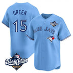 T.Blue Jays #15 Chad Green Player Blue 2025 World Series Game Fdoa Stitched Jerseys
