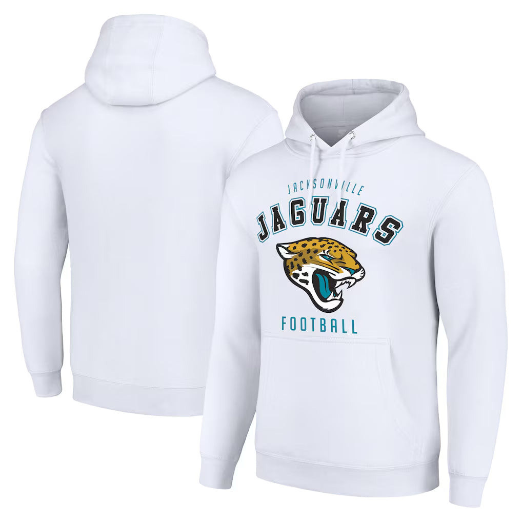 J.Jaguars ## Jaguars Blank Player White Home Game Pullover Hoodies Limited Gdoa Stitched Jerseys