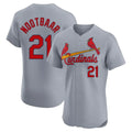 St. Louis Cardinals #21 Lars Nootbaar Player Gary Home Limited Elite Fdoa Stitched Jerseys