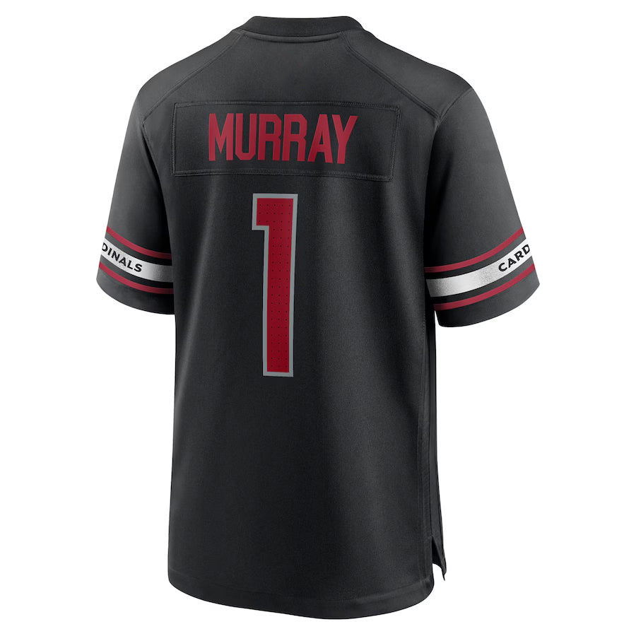 A.Cardinals #1 Kyler Murray Player Black Alternate Game Gdoa Stitched Jerseys