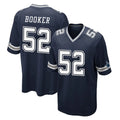 D.Cowboys #52 Tyler Booker Player Navy Home Game Gdoa Stitched Jerseys