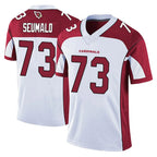 A.Cardinals #73 Isaac Seumalo Player White Vapor Limited Home Game Gdoa Stitched Jerseys