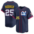 Athletics #25 Brent Rooker Player Navy American League All-Star Edition Limited Game Gdoa Stitched Jerseys