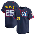 Athletics #25 Brent Rooker Player Navy American League All-Star Edition Limited Game Gdoa Stitched Jerseys